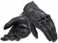Dainese Men's Neroshape Leather Gloves, Schwarz/Schwarz, M