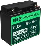 Green Cell&reg; AGM 12V 20Ah Akku Vlies Batterie VRLA Blei Batterie Bleiakku