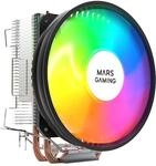 Mars Gaming MCPUARGB, RGB-CPU-K&uuml;hlk&ouml;rper, 2X HCT-Heatpipes, TDP 130W, PWM Silent