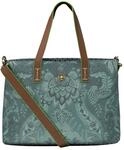 Pip Studio Einkaufstasche Kyoto Festival | Green - 33/39 x 22 x 10