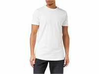 Urban Classics Herren TB2882-Short Shaped Turn Up Tee T-Shirt, Weiß (White 00220), L