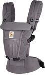 Ergobaby Adapt Babytrage f&uuml;r Neugeborene ab Geburt, 3-Positionen SoftFlex Mesh