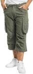 Brandit Industry Vintage 3/4 Shorts, Farbe: Olive, Gr&ouml;&szlig;e: S