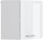 Vicco Eckh&auml;ngeschrank R-Line, Wei&szlig; Hochglanz, 57 cm, zur freien Kombination