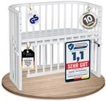 babybay Maxi Comfort Plus Beistellbett & Stubenwagen aus massivem