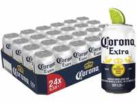 Corona Extra Premium Lager Dosenbier, EINWEG, Internationales Lager Bier (24 X 0.33