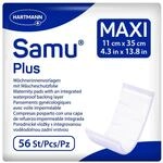 Samu Maxi PLUS W&ouml;chnerinnen-Vorlagen Wochenbettbinden Einlagen | 56 St.