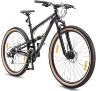 BIKESTAR Fully Aluminium Mountainbike Shimano 21 Gang Schaltung, Scheibenbremse 29
