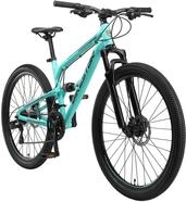 BIKESTAR Fully Aluminium Mountainbike Shimano 21 Gang Schaltung, Scheibenbremse...