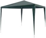 vidaXL Partyzelt 3x3m PE Gr&uuml;n Gartenzelt Garten Pavillon Festzelt Bierzelt