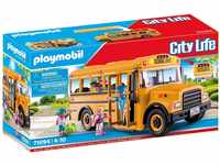 PLAYMOBIL City Life 71094 US Schulbus, Spielzeug-Bus mit Blinklicht, Spielzeug...