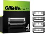 Gillette Labs Rasierklingen f&uuml;r Rasierer, 4 Ersatzklingen f&uuml;r Gillette Labs