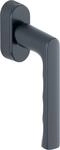 HOPPE HAMBURG Fenstergriff SecuForte+VarioFit, 90&deg;, 7x32-42mm, mattschwarz RAL 9714,