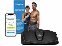 Compex Unisex-Adult Corebelt 3.0 Muskelstimulationsgürtel, schwarz, S/M