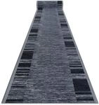 rugsx Antirutsch Teppichl&auml;ufer Adagio grau - moderner Kurzflor f&uuml;r K&uuml;che, Flur &