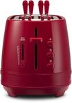 De Longhi CTLAP2203 Toaster mit Zange, 550 Watt. rot
