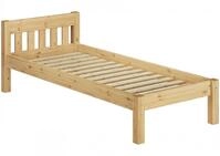Erst-Holz&reg;Massivholzbett Kiefer Natur 100x200 Einzelbett Futonbett Bettrahmen