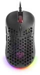 Mars Gaming MM55 Schwarz, RGB Chroma Gaming Maus, Ultraleichtgewicht 55g, 12800 DPI,