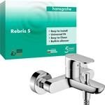 hansgrohe Rebris S - Badewannenarmatur Aufputz f&uuml;r 2 Verbraucher, Mischbatterie