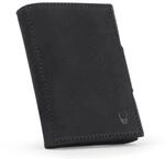 DONBOLSO Wallety NextGen - Vintage Schwarz - Klassische Geldb&ouml;rse mit S-M&uuml;nzfach -