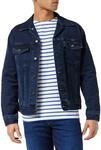 Wrangler Herren Authentic Jacket Jeansjacke, Coalblue Stone, L EU