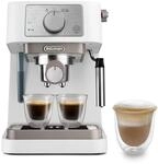 De'Longhi Manuelle Kaffeemaschine Stilosa EC260.W, 15 Bar Druck, Cappuccino-System,