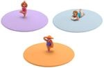 Lurch 210199 Mein Deckel Beach Girls 3er Set (Yolanda Yoga, Berta Buch, Theresa