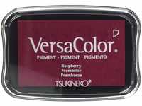 Rayher Hobby 29017275 Tsukineko Versa Color Pigment-Stempelkissen, raspberry, 9,6 x