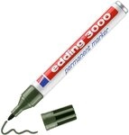 edding 3000 Permanentmarker - oliv-gr&uuml;n - 1 Stift - Rund-Spitze 1,5-3 mm -...