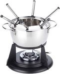 K&uuml;chenprofi Fondueset ST. MORITZ aus hochwertigem Edelstahl , Inhalt 1,9 Liter , 6