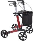 Rehasense Leichtgewicht Rollator Router weinrot Gr&ouml;&szlig;e M