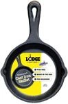 Lodge 8,89 cm/3,5-Zoll-runde Mini-Pfanne/Bratpfanne aus vorgew&uuml;rztem Gusseisen