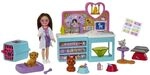Barbie Chelsea Can Be Serie, Tier&auml;rztin Chelsea Puppe mit braunen Haaren, Tierklinik