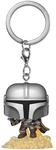 Funko Pop! Keychain: Star Wars: The Mandalorian - Mango - Mando mit Blaster -