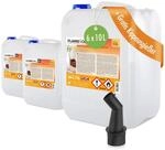 H&ouml;fer Chemie Bioethanol 96,6% Premium 6 x 10 L - Ethanol f&uuml;r Tischkamin,...