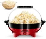 Gadgy Popcornmaschine Retro 5L 800W mit Antihaftbeschichtung - Rot