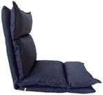 Rebecca Mobili Bodenstuhl Meditationsstuhl Blau Denim, Metall Polyesther, Wohnzimmer