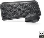 Logitech MX Keys Mini Combo for Business, kompakte, kabellose Tastatur und Maus, Logi