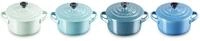 Le Creuset 4er-Set Mini Cocottes aus Steinzeug, je 200 ml, 10 x 5 cm, Metallics