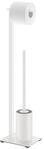 ZACK Toilet butler, White, Stainless Steel