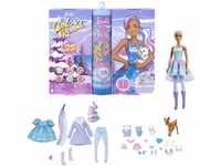 Barbie Color Reveal Adventskalender, 1 Color Revea Puppe & 3 Haustiere,...