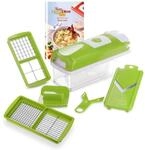 Genius Nicer Dicer Smart 6-teilig Set - Gem&uuml;seschneider f&uuml;r W&uuml;rfel, Stifte,