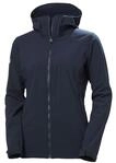 Helly Hansen Damen W Paramount Hood Softshell Jkt, Marineblau, L