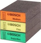Bosch 3X EXPERT S471 Standard Schleifschw&auml;mme (f&uuml;r Farbe auf Holz, Weichholz, &Oslash; 69