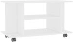 vidaXL TV Schrank mit Rollen Lowboard Fernsehtisch TV M&ouml;bel Board Tisch