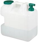 Relaxdays Wasserkanister mit Hahn, 25 Liter, Kunststoff bpa-frei, Weithals Deckel,