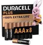 Duracell Plus Batterien AAA, 8 St&uuml;ck, langlebige Power