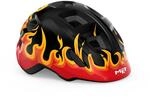 Kinderhelme MET Hooray - Black Flames - XS/S / 46-52cm