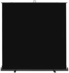 Walimex pro Roll-up Panel Hintergrund schwarz 210 x 220 cm, Fotohintergrund mit