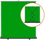 Walimex pro Roll-up Panel Hintergrund gr&uuml;n 210 x 220 cm, Greenscreen Fotohintergrund